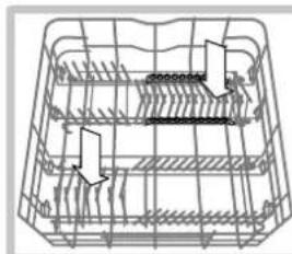 HOTPOINT-ARISTON LFTA+ H2141 HX - Cesto inferiore e cestino posate - 3