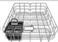 HOTPOINT-ARISTON LFTA+ H2141 HX - Cesto inferiore e cestino posate - 7