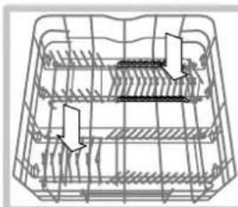 HOTPOINT-ARISTON LFTA+ H2141 HX - Cesto inferior y cesto para cubiertos - 3