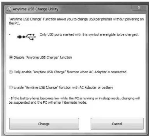 FUJITSU LIFEBOOK U772 - Anytime USB Charge Utility - 1
