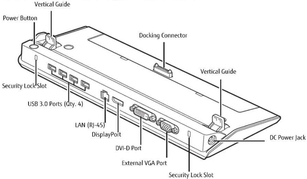 FUJITSU LIFEBOOK U772 - Port Replicator - 1