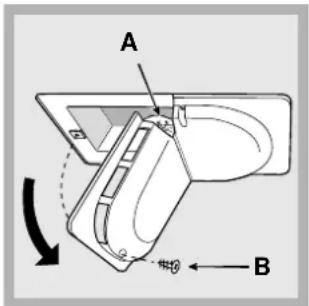 HOTPOINT-ARISTON BCB 313 A VEI C SHA - Replacing the light bulb - 1
