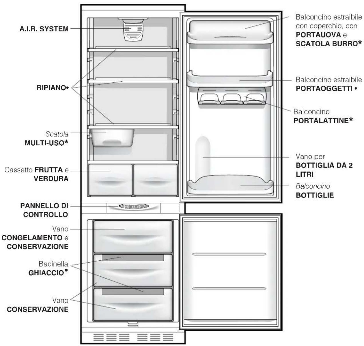 HOTPOINT-ARISTON BCB 313 A VEI C SHA - Vista d'insieme - 1