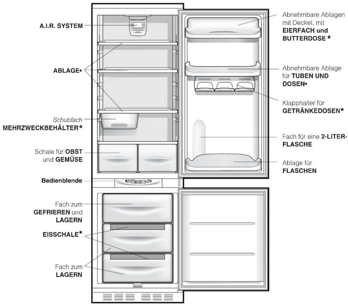 HOTPOINT-ARISTON BCB 313 A VEI C SHA - Geräteansicht - 1
