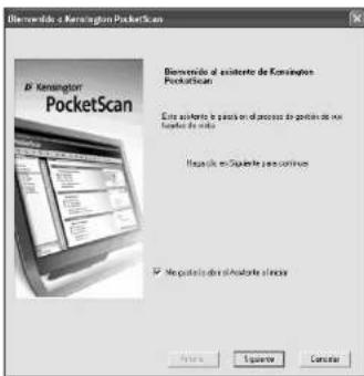 KENSINGTON PocketScan - Asistente de inicio - 1