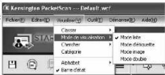 KENSINGTON PocketScan - Visualisation des contacts - 1