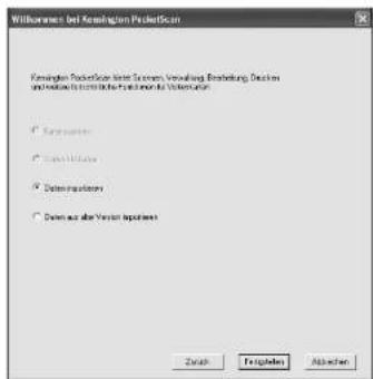 KENSINGTON PocketScan - PocketScan installeren - 1