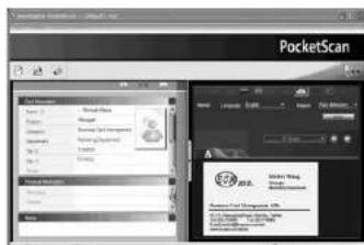KENSINGTON PocketScan - Édition des contacts - 1