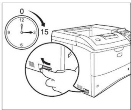 KYOCERA FS2020DKL3 - Branchement du cordon d'alimentation - 3