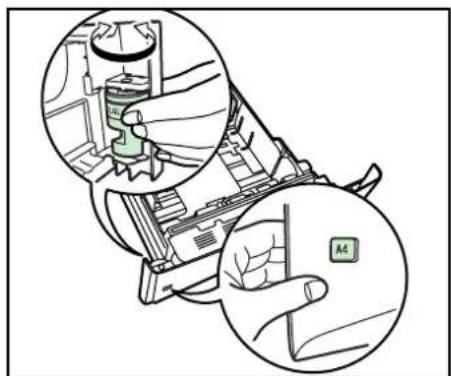 KYOCERA FS2020DKL3 - Format du bac (1 à 4) (Définition du format du papier du bac) - 1