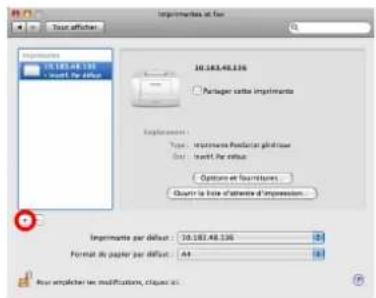 KYOCERA FS2020DKL3 - Installation du pilote de l'imprimante sur un ordinateur équipé de Mac OS - 5