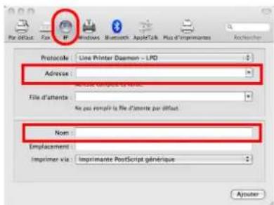 KYOCERA FS2020DKL3 - Installation du pilote de l'imprimante sur un ordinateur équipé de Mac OS - 6