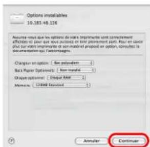 KYOCERA FS2020DKL3 - Installation du pilote de l'imprimante sur un ordinateur équipé de Mac OS - 8