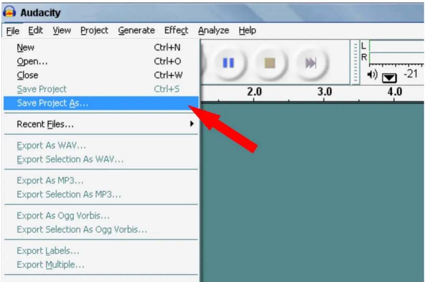 LENCO L81 USB - Een project opslaan - 1
