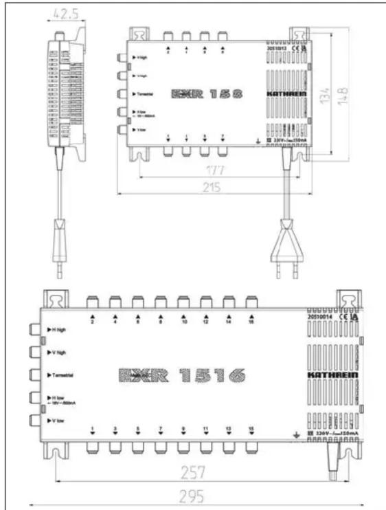KATHREIN EXR 1516 - Commutateur multiple - 2