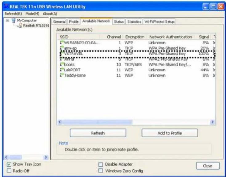 KONIG CMPWNUSB32 - Se connecter à un point d'accès sans fil - 3