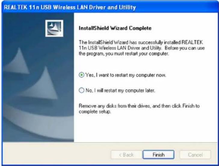 KONIG CMPWNUSB32 - Instalarea cardului de retea - 6