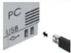 KeySonic KSK3201 BT - Installation des USB-Receivers für KSK-3201 RF - 2