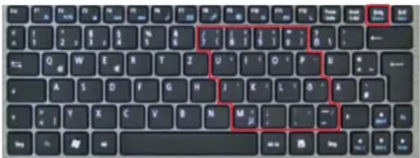 KeySonic KSK3201 BT - Touches avec double fonction - 1