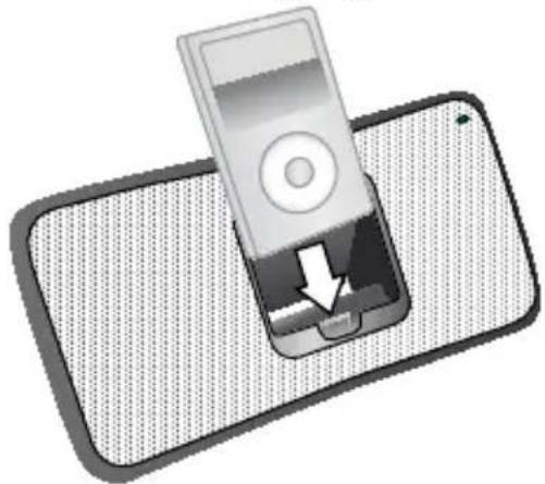 LOGITECH S315i - Csatlakoztassa/helyezze a dokkolóegységre az iPod készüléket - 1