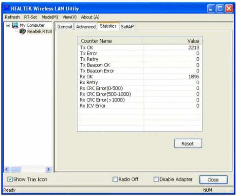 Longshine LCS8131N3 - Statistics (Statistik) - 1
