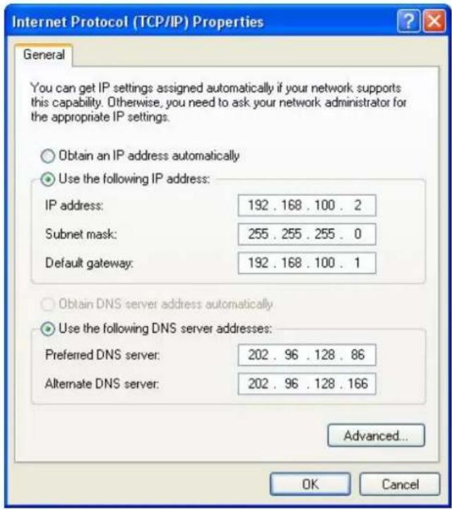 Longshine LCSWARCN - Procedure per configurare gli indirizzi IP del proprio computer: - 4