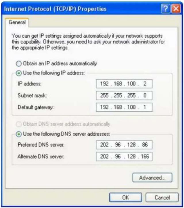 Longshine LCSWARCN - Procedimientos para configurar las direcciones IP de su ordenador: - 3