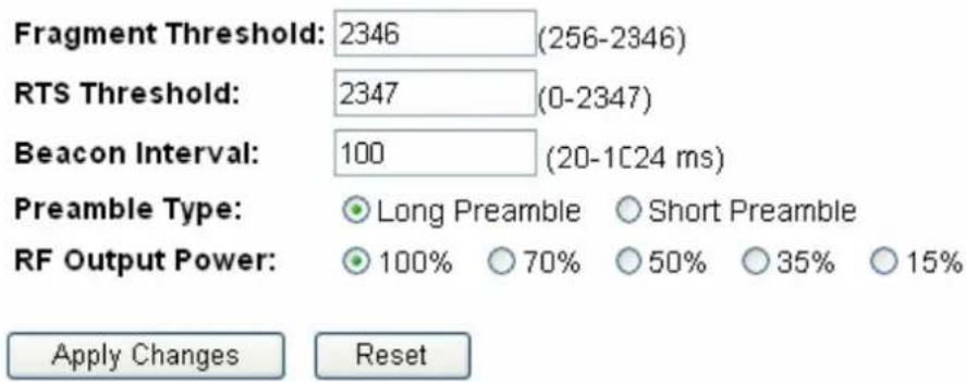 Longshine LCSWARCN - Wireless Advanced Settings - 1
