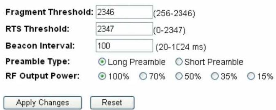 Longshine LCSWARCN - Wireless Advanced Settings - 1
