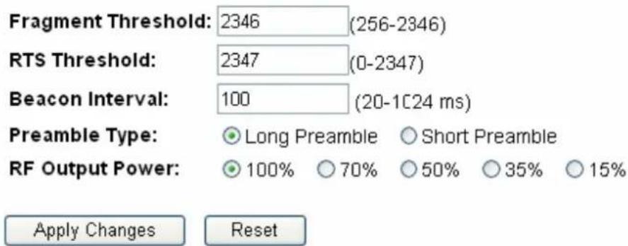 Longshine LCSWARCN - Wireless Advanced Settings - 1