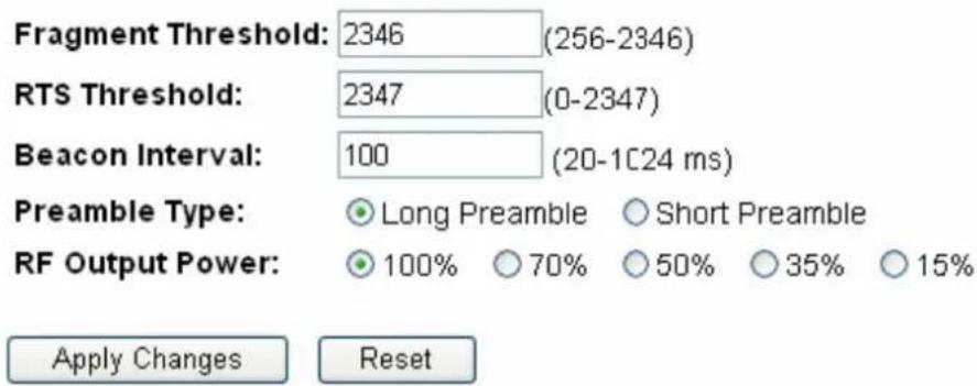 Longshine LCSWARCN - Wireless Advanced Settings - 1