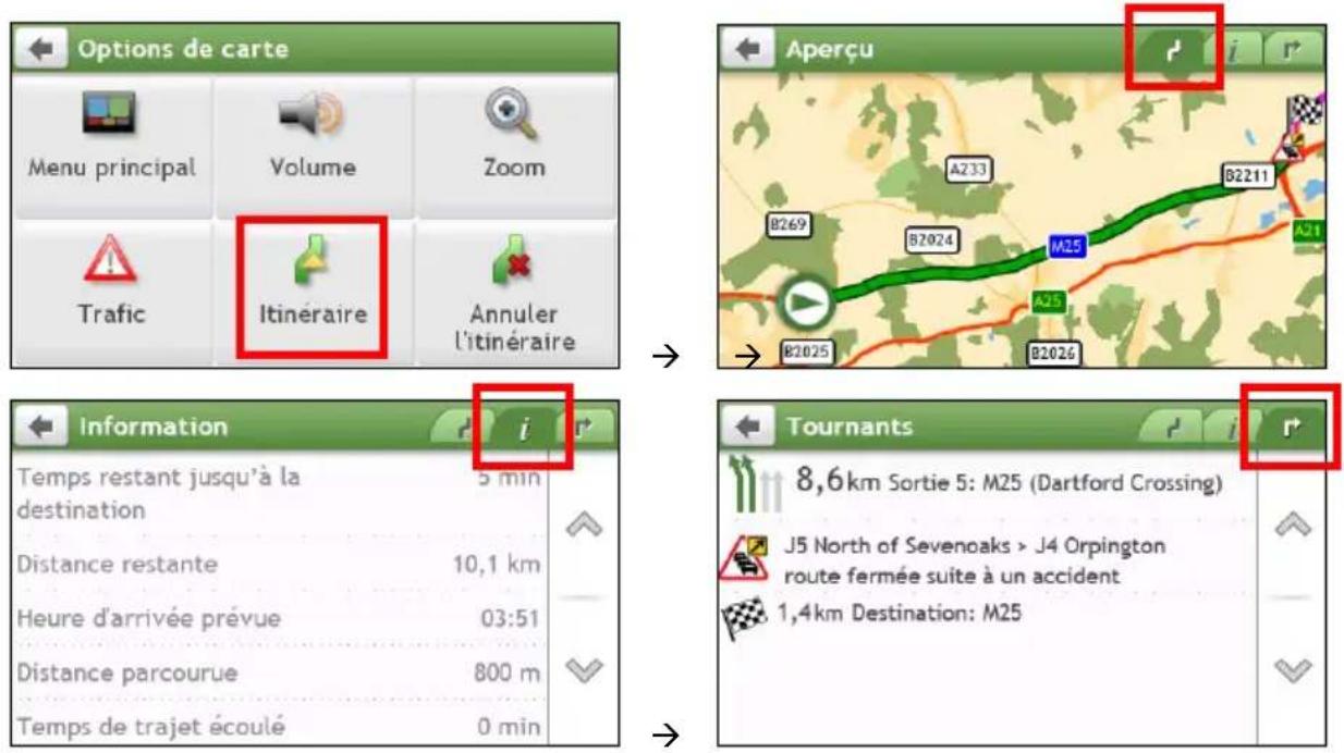 MIO Navman F450 - Comment visualiser les statistiques de mon itinéraire ? - 1