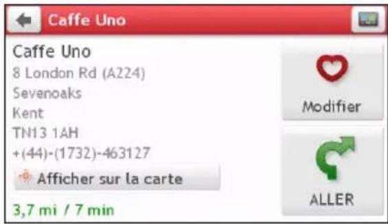 MIO Navman F450 - Comment naviguer vers un lieu que j'ai enregistré ? - 3