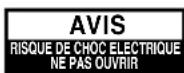 ONKYO CS535 - WARNING RISK OF ELECTRIC SHOCK DO NOT OPEN - 1
