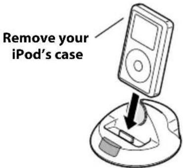 ONKYO CS535 - Putting Your iPod in the RI Dock - 1