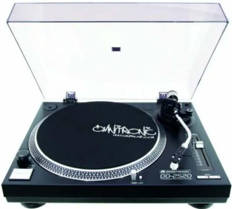 Omnitronic DD2520 - DD-2520/DD-2550 USB Direct-Drive Turntable - 1