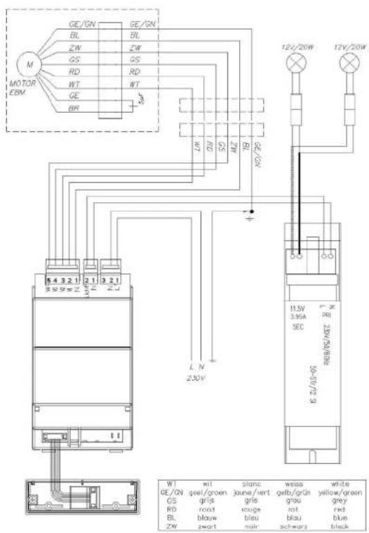 NOVY Elyps 7055 - VERVANGING VAN DE HALOGEENSPOTS - 2
