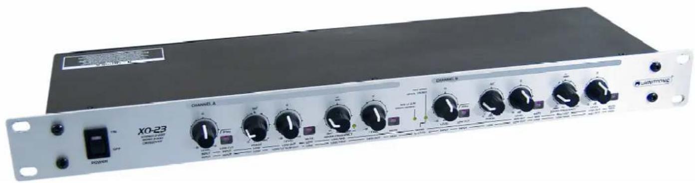 Omnitronic XO23 - Active crossover - 1