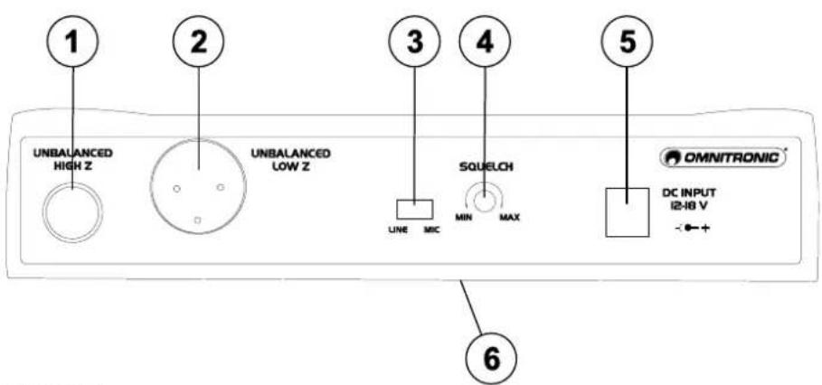 Omnitronic VHF250 - English - 1