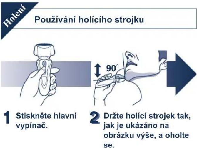 PANASONIC ES8103 - Použiváni zastříhmavače - 3