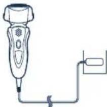 PANASONIC ES8103 - Collegare I'adattatore alla presa a parete. - 1