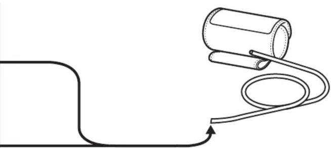 PANASONIC EW3901H - Anschreiben des richtigen Manschettensteckers How to attach the correct air connector Brancher le connecteur d'air sur le brassard Come collegare la presa d'aria correcta - 3