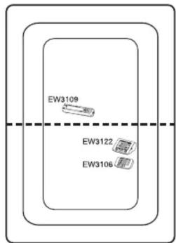 PANASONIC EW3901H - Anschreiben des richtigen Manschettensteckers How to attach the correct air connector Brancher le connecteur d'air sur le brassard Come collegare la presa d'aria correcta - 1