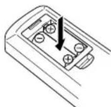 KENWOOD M303USBB - Mise en place des piles - 1