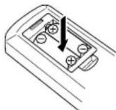 KENWOOD M303USBB - Caricamento delle pile - 2