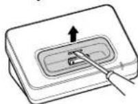 KENWOOD C616DV - Verwijden van de iPod-adapter - 1