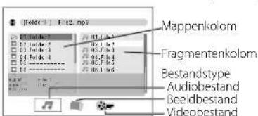 KENWOOD C616DV - Bestanden selecteren (Alleen voor audio-, video- en beeldbestanden) - 1