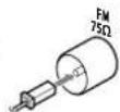 KENWOOD C616DV - Raccordement de I'antenne FM - 1