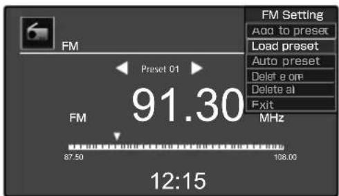 KENWOOD ASiP70 - Sélectionnez la fonction d'affi chage des stations mémorisées. - 1