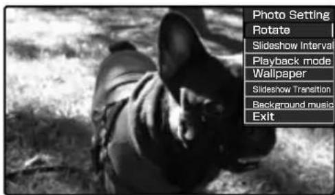 KENWOOD ASiP70 - Selecting the Photo Playback Setting - 1